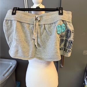 PINK Victoria's Secret Gray Mini Skirt